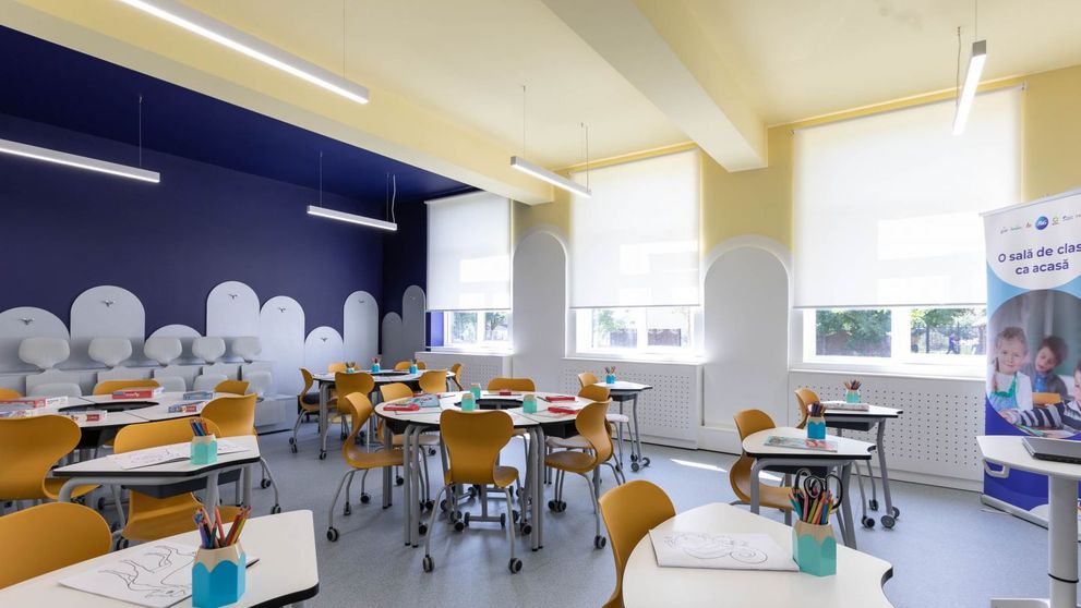 (P) P&G în parteneriat cu dm România inaugurează o nouă Sală de Clasă ca Acasă în județul Timiș