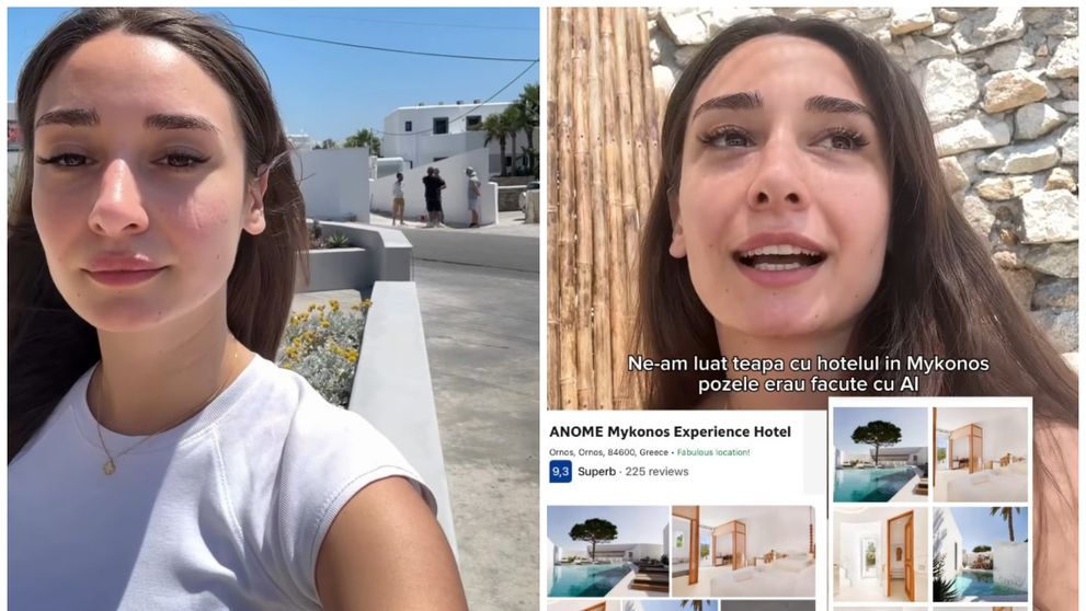Amedeea și-a invitat prietenele în Mykonos pentru petrecerea burlăcițelor, dar a trăit o mare dezamăgire când a văzut hotelul. „Ni s-a spus că este în construcție”