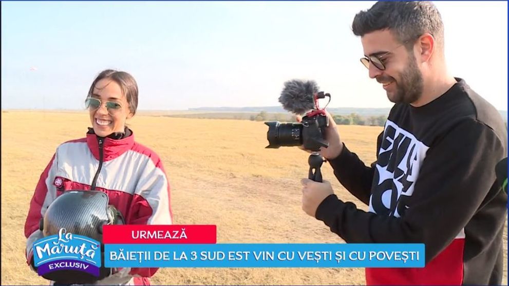 VIDEO Speak și Ștefania, între frică și curaj la parapantă