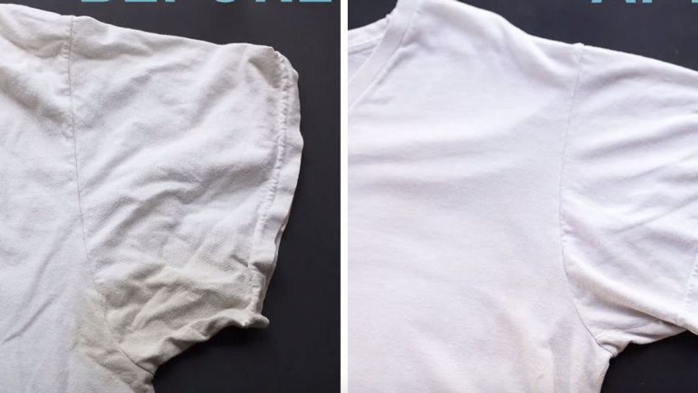 Simplu si cu efect garantat! Cum sa inlaturi petele galbene de antiperspirant de pe haine. Hainele tale vor arata ca noi