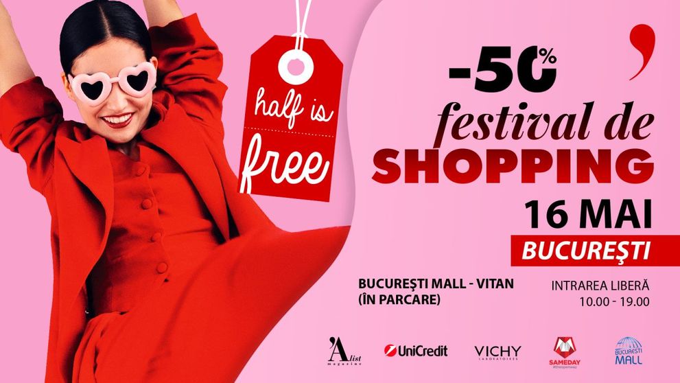 Half Is Free (ediția de primăvară) vă așteaptă la București, pe 16 mai 2026