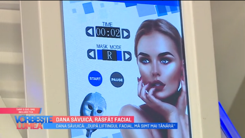 VIDEO Dana Săvuică ne dezvăluie un nou tratament facial de lifting
