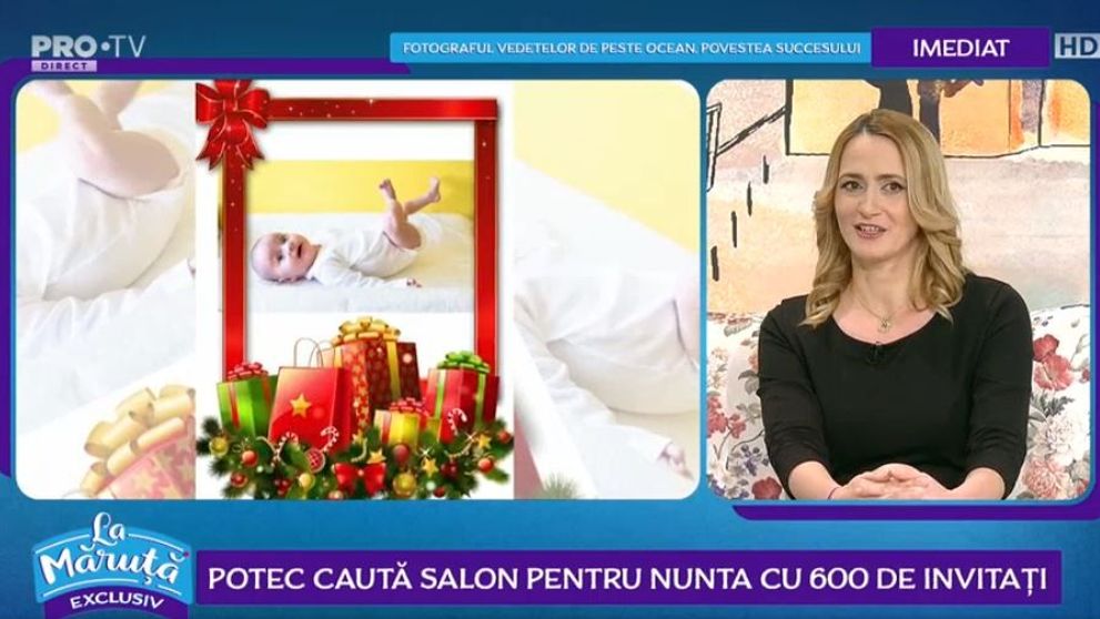 VIDEO Camelia Potec, primul Crăciun alături de fiica ei