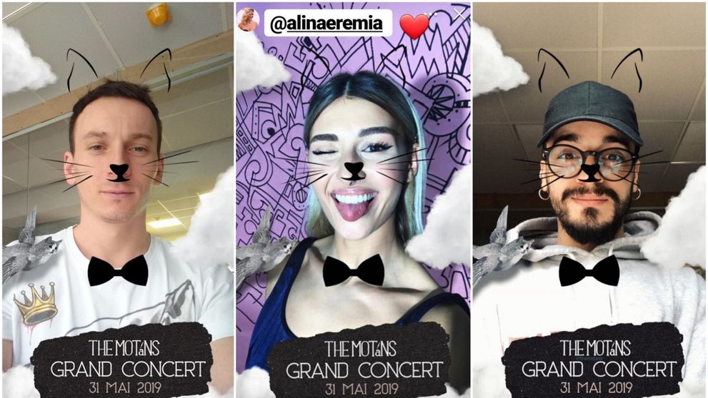 Cel mai simpatic filtru de Instagram a cucerit artiștii din România. Denis Roabeș, artistul trupei The Motans, știe de ce! :)