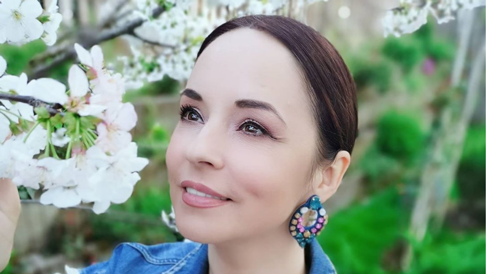 Imagine rară cu Violeta, fiica Andreei Marin. Fetița a moștenit trăsăturile frumoase ale mamei sale