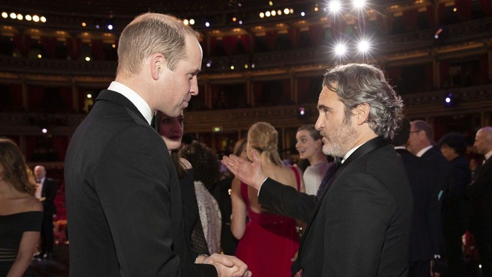Ce a făcut Joaquin Phoenix când l-a întâlnit pe Prințul William, la BAFTA 2020