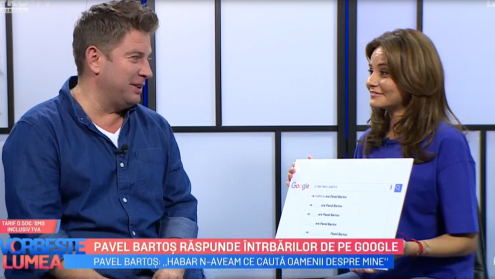 VIDEO Pavel Bartoș răspunde întrebărilor de pe Google