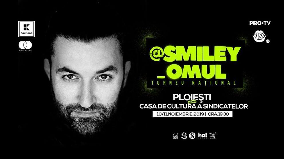 Smiley face primul sold-out în cadrul turneului pregătit de artist pentru acestă toamnă
