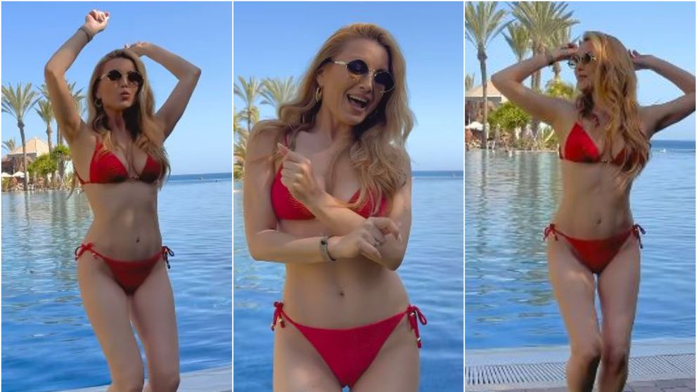 Elena Gheorghe, dans în bikini lângă piscină, în Insulele Canare. Fanii, în delir: “Frumoasă, superbă, seducătoare!”