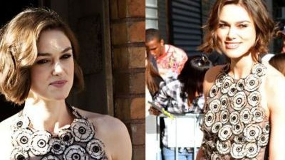 Keira Knightley, tinuta sexy  la promovarea ultimului ei film!