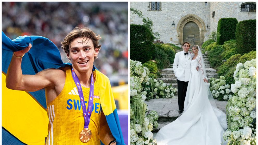 Armand Duplantis („Mondo”), unul dintre cei mai mari săritori cu prăjina din istorie, s-a căsătorit cu modelul Desiré Inglander. Nunta lor pare desprinsă din basme