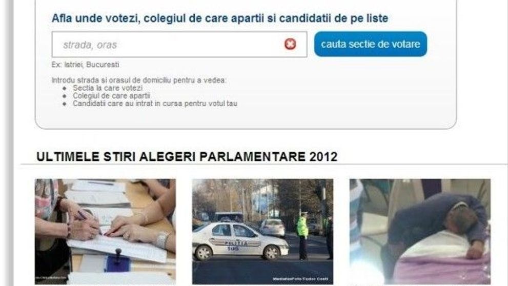 Alegeri parlamentare 2012. Cine candideaza in colegiul tau si unde poti vota. Afla in aplicatia Stirileprotv.ro