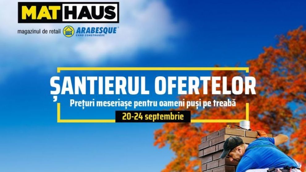 (P) MatHaus dă startul campaniei “Șantierul Ofertelor” cu reduceri consistente