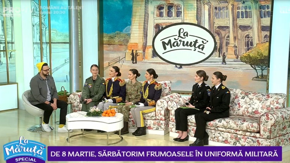 VIDEO De 8 martie, sărbătorim frumoasele în uniformă militară