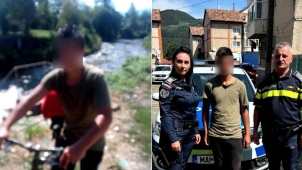 Povestea emoționantă a lui Ștefan, băiatul în vârstă de 12 ani dispărut la Hunedoara! De ce a parcurs, de unul singur, 100 km pe bicicletă