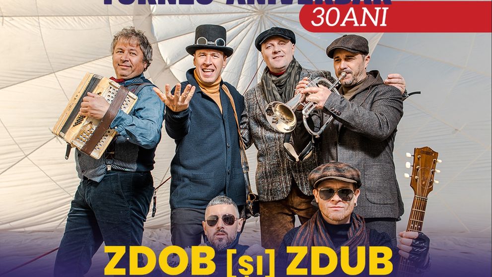 Zdob și Zdub aniversează 30 de ani de muzică printr-un concert special la Arenele Romane: „Este modul nostru de a spune mulțumim”