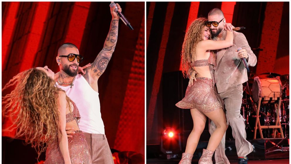 Un întreg stadion a fost în extaz! Shakira, surpriză uriașă pentru fani: Maluma a urcat pe scenă alături de artistă la concertul din Medellin, Columbia: „De asta Pique era gelos pe el!”