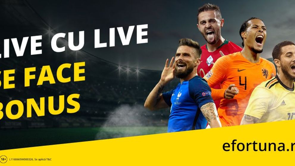 (P) LIVE și câștigi. Premii pentru toată lumea pe efortuna.ro în promoția momentului
