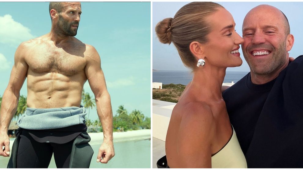 Jason Statham, într-o ipostază în care rar îl vezi! Durul de la Hollywood, cu zâmbetul până la urechi în câteva selfie-uri adorabile alături de mama copiilor săi