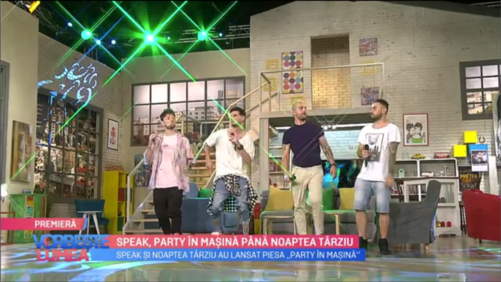 VIDEO Speak, party în mașină până noaptea târziu