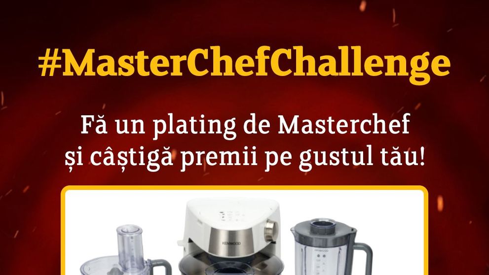 CONCURS: Aranjează mâncarea în farfurie ca un adevărat MasterChef