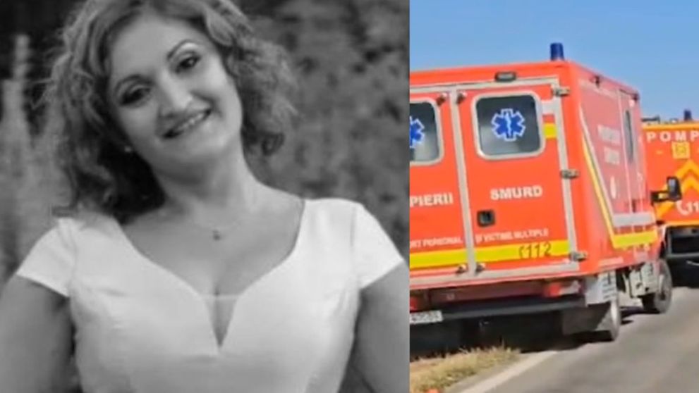 Gabriela a murit după a fost lovită violent de o mașină care circula pe contrasens! Soțul ei, unul dintre pompierii chemați la fața locului, a leșinat când a văzut că victima moartă este chiar ea