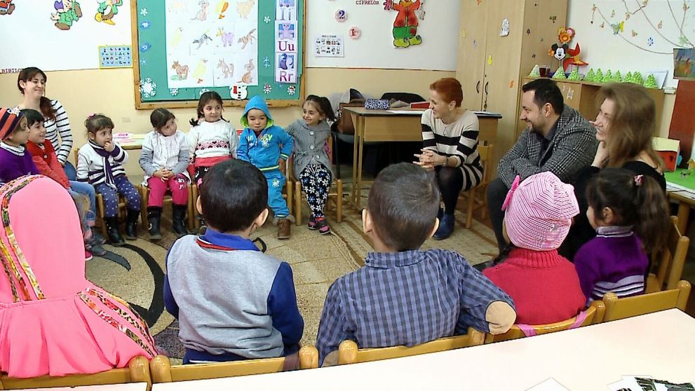 Catalin Maruta, profesor pentru o zi in cadrul programului Fiecare Copil in Gradinita