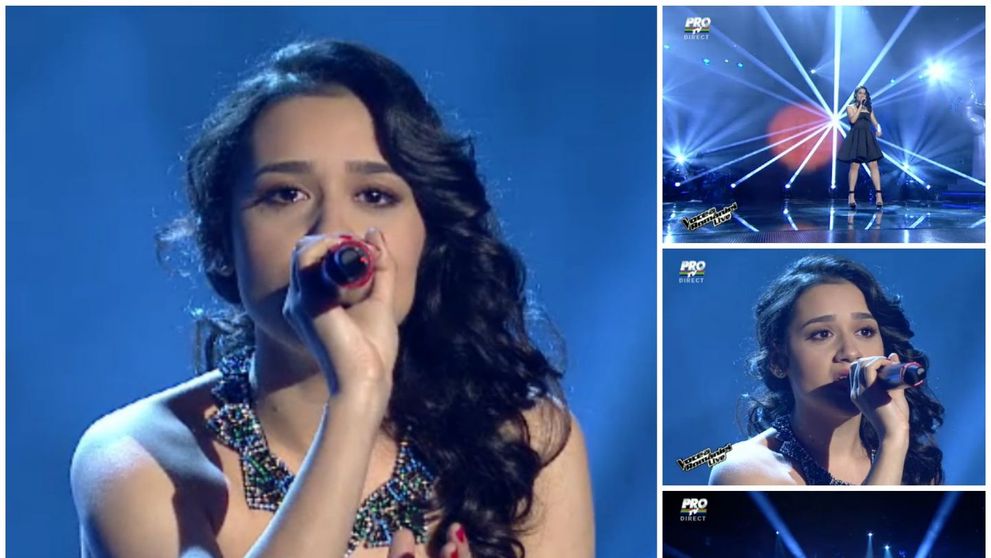 Este prima data cand urca pe scena LIVE, dar a ridicat toata sala in picioare: 