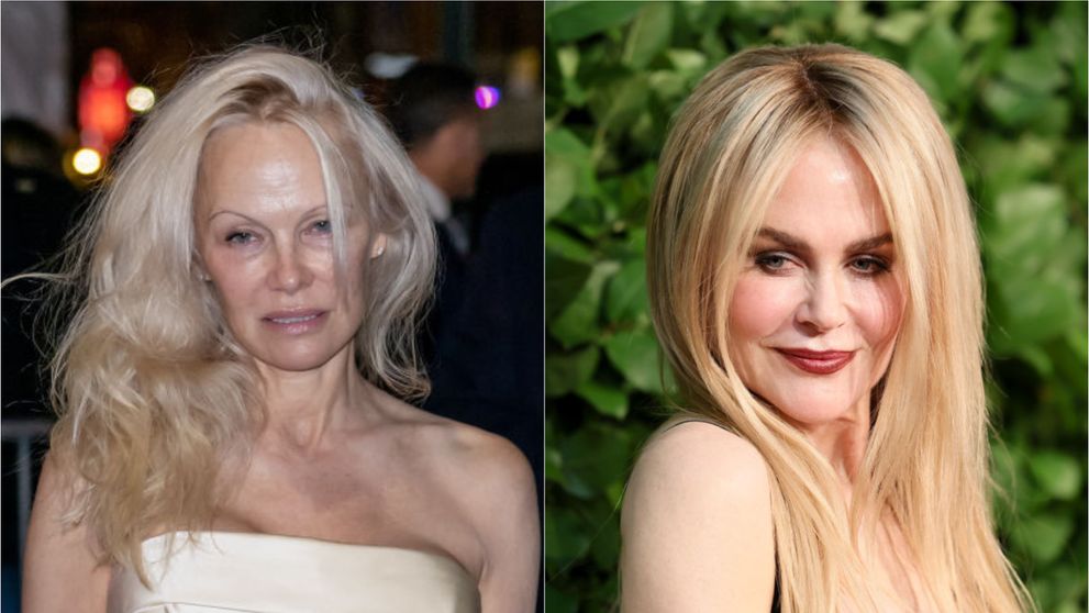 Ce înseamnă un machiaj nepotrivit... sau lipsa totală a lui. Nicole Kidman și Pamela Anderson, ipostaze neflatante la cel mai recent eveniment