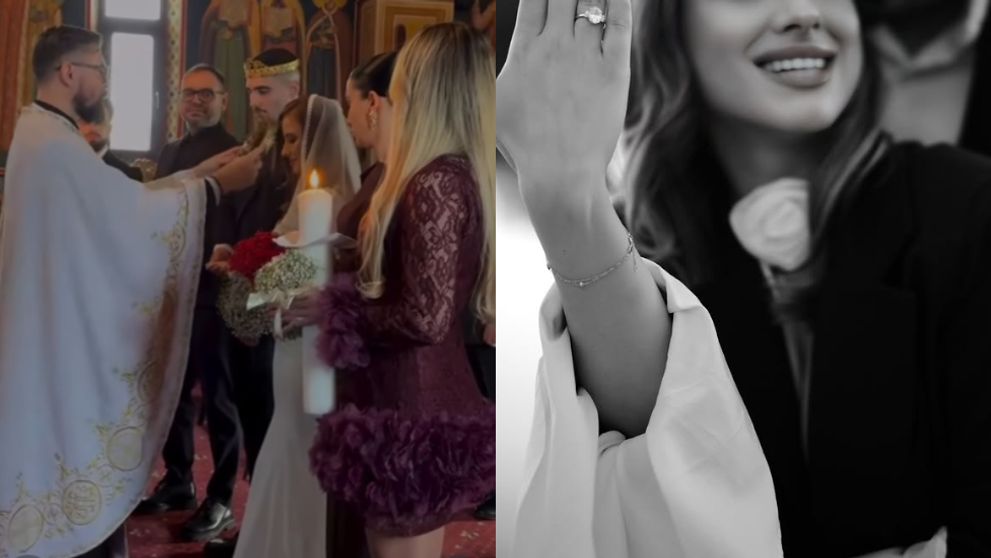S-au căsătorit în secret, la doar trei luni de când a fost cerută în căsătorie. Celebra prezentatoare TV și jucătorul de fotbal au devenit soț și soție, iar, la petrecere, au avut mai puțin de 30 de invitați: „A fost o perioadă în care am putut avea părinții aproape”