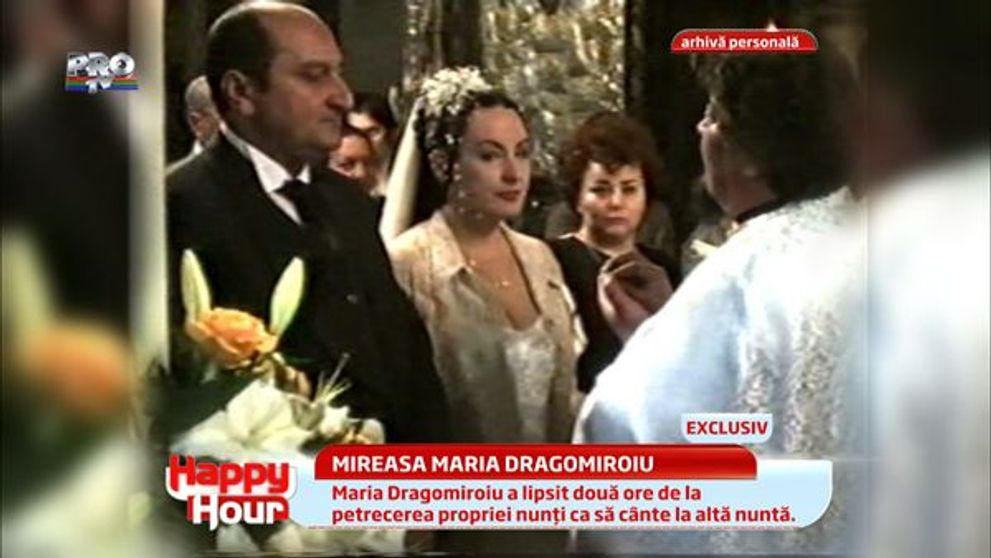 Vezi cum a aratat Maria Dragomiroiu in ziua nuntii sale!