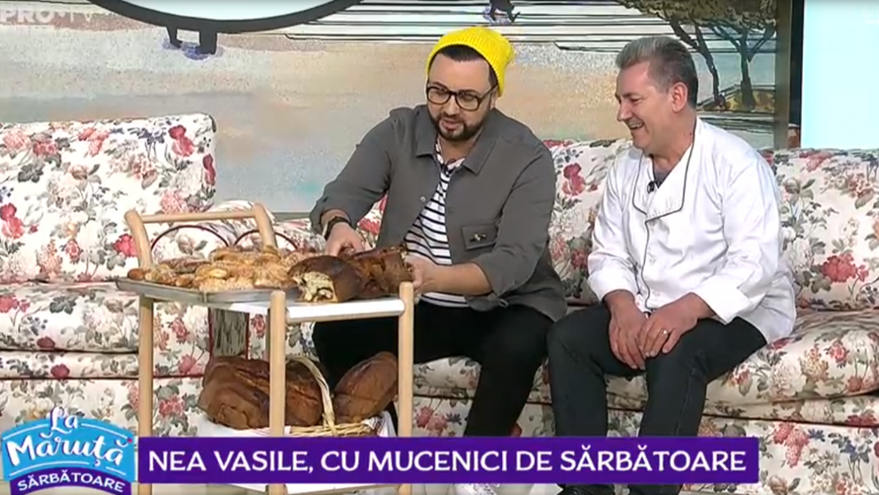 VIDEO Nea Vasile, cu mucenici de sărbătoare