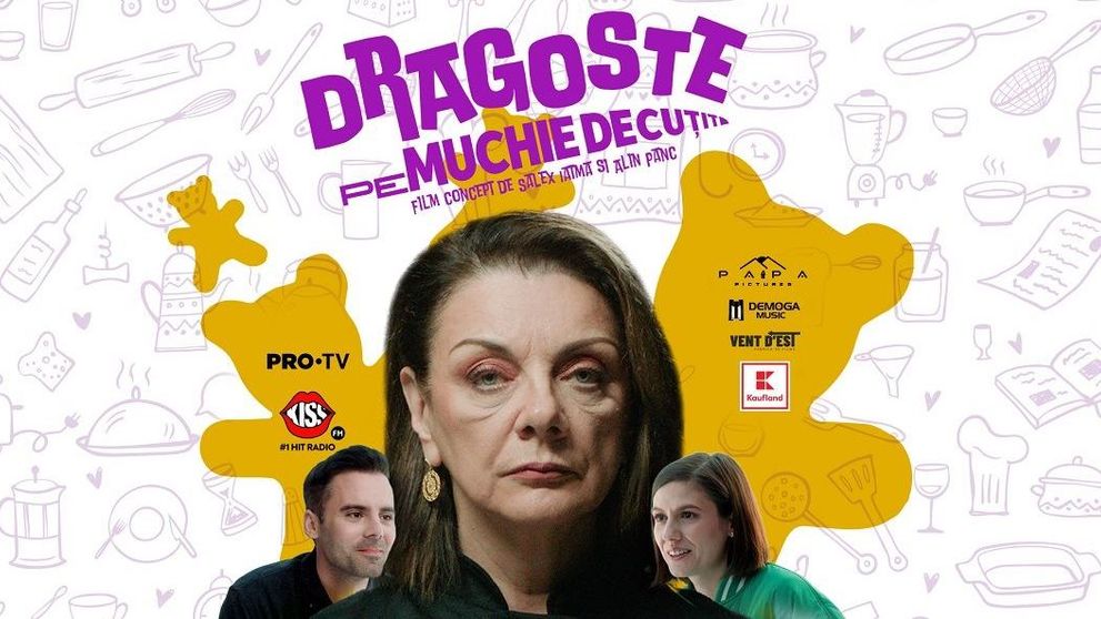 Dragoste pe muchie de cuțit, prima comedie romantico-culinară din România, a ajuns în cinematografe