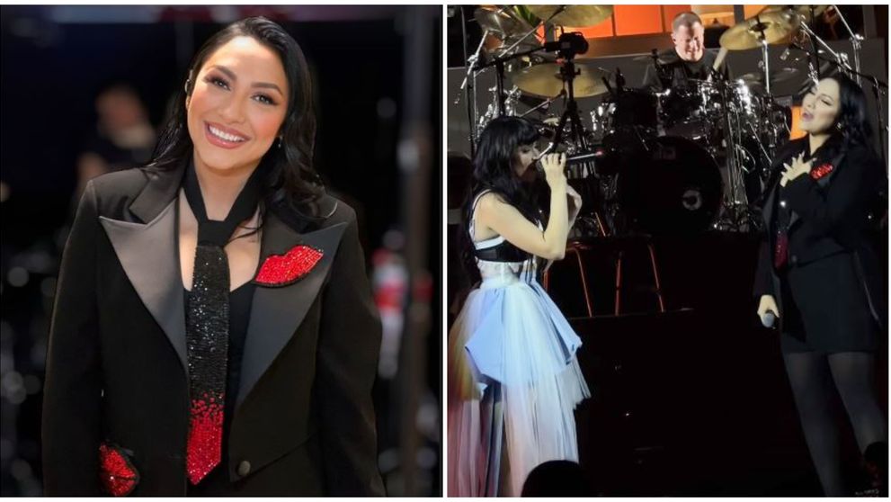 VIDEO Andra și Irina Rimes, duet memorabil pe scena Sălii Palatului. Ce piesă au cântat cele două artiste:  „Miere pentru suflet! Cât de frumos!”