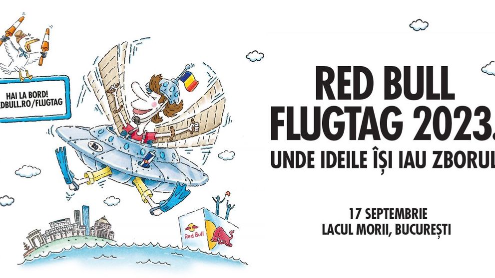 Mihai Bobonete, Mihai Rait și Maria Popovici sunt prezentatorii Red Bull Flugtag, competiția mașinăriilor zburătoare și a piloților neînfricați