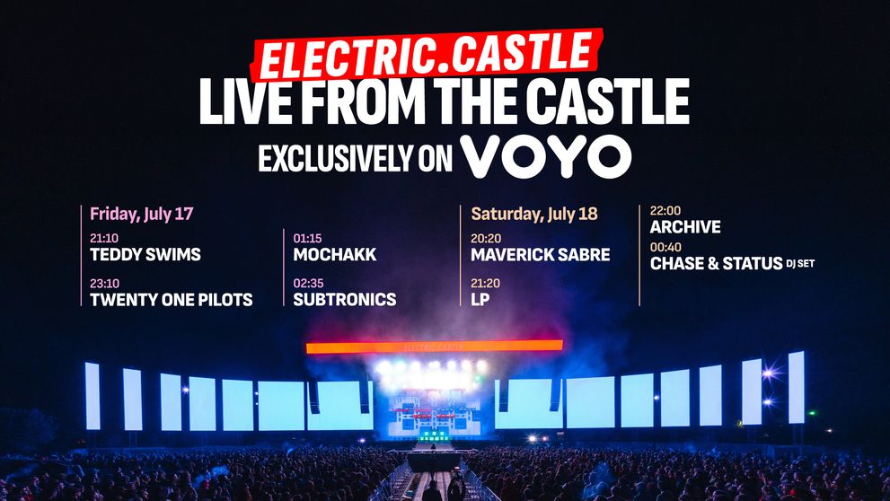În premieră, magia Electric Castle se trăiește LIVE pe VOYO: momentele headlinerilor, transmise în direct