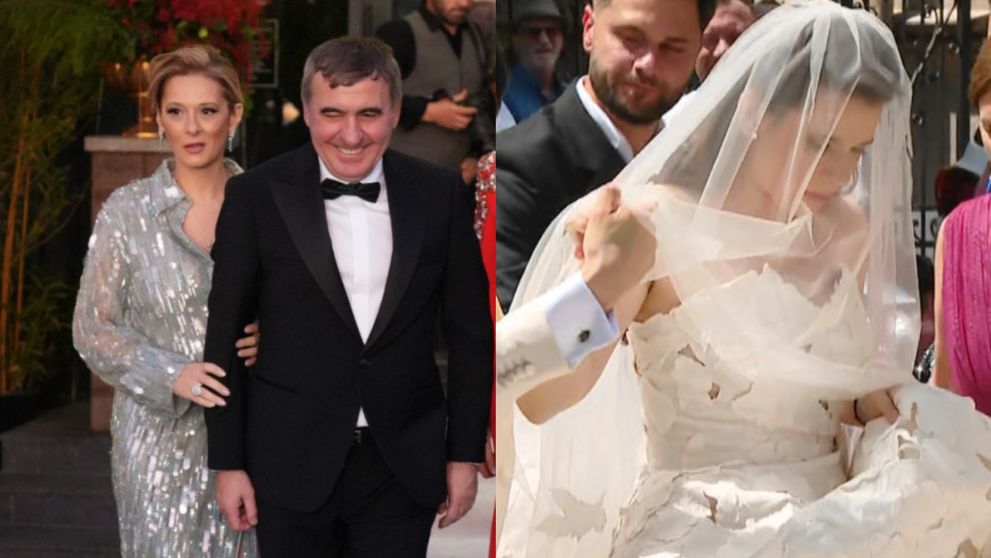 Marilena Hagi, apariție spectaculoasă la nunta fiicei sale, Kira. O prezență rafinată în albastru regal