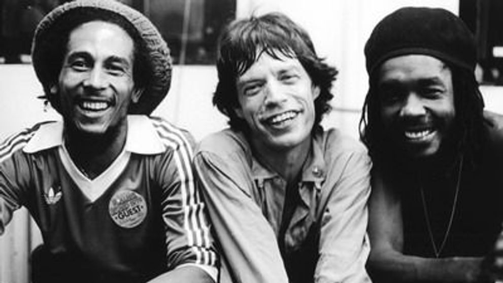 POZA RARA: Vezi cum aratau in tinerete Bob Marley si Mick Jagger! FOTO