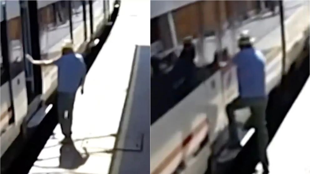 Momentul cumplit în care un pensionar de 85 de ani rămâne prins în ușile unui tren aflat pe punctul de a pleca din stație. Ce a urmat