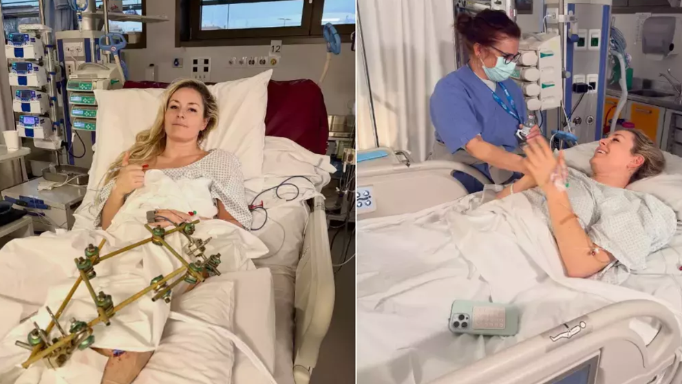 De pe patul de spital, Lindsey Vonn anunţă că a fost operată pentru a treia oară în doar patru zile, după accidentul de la JO 2026