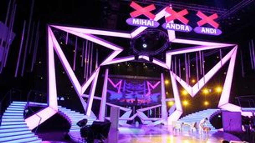 5000 de leduri si efecte speciale in noul decor “Romanii au talent”