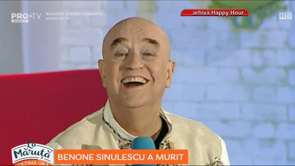 Ionuț Pavel, impresarul lui Benone Sinulescu, spune din ce motiv a murit artistul 