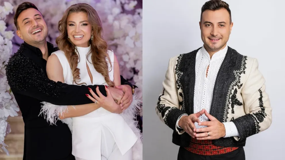 Cu cine s-a fotografiat Valentin Sanfira după divorțul de Codruța Filip. Artistul a apărut alături de o altă femeie