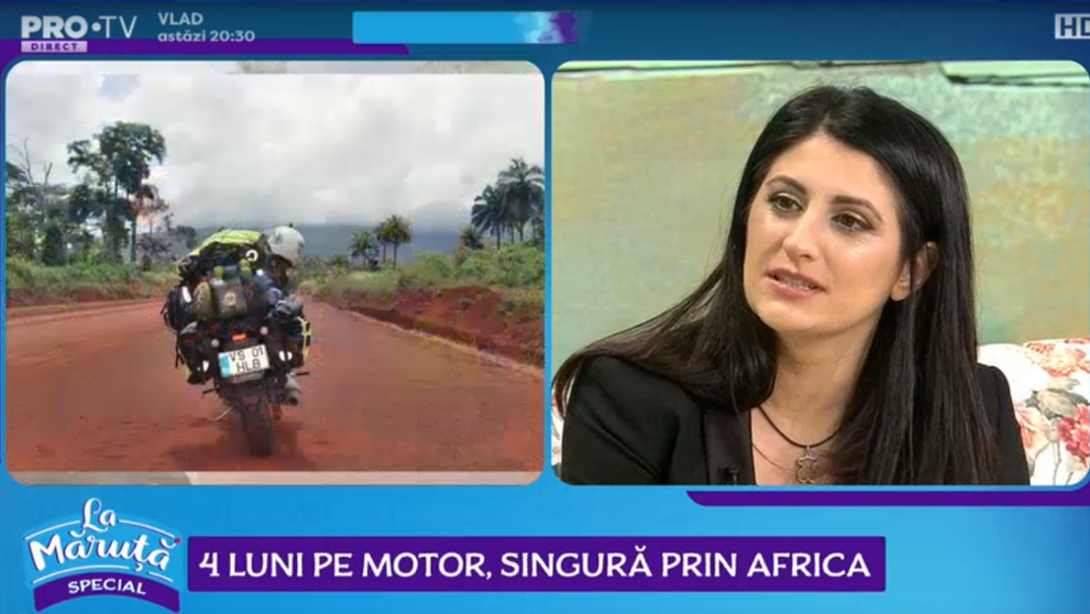 VIDEO Patru luni, șapte țări, 16.000 de kilometri singură prin Africa