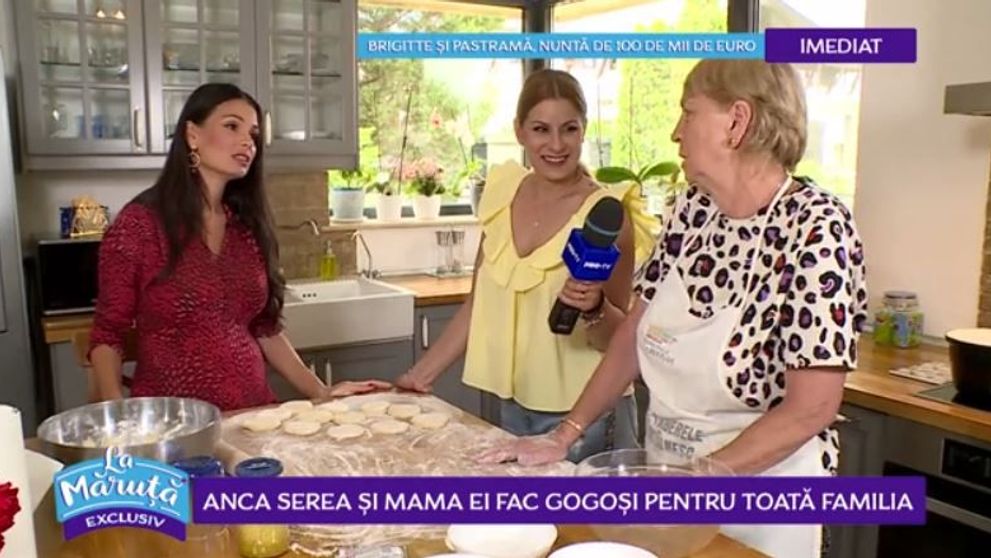 VIDEO Anca Serea și mama ei ne dezvăluie rețeta proprie de gogoși