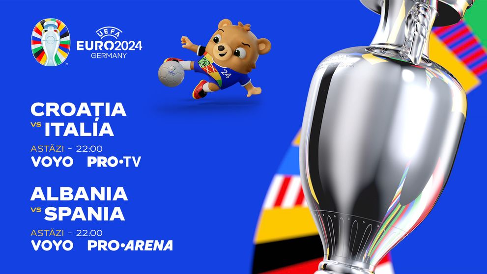 Au început ultimele meciuri din etapa grupelor! Calificarea în optimi se joacă, zilnic, în direct, la PRO TV, PRO ARENA și pe VOYO!