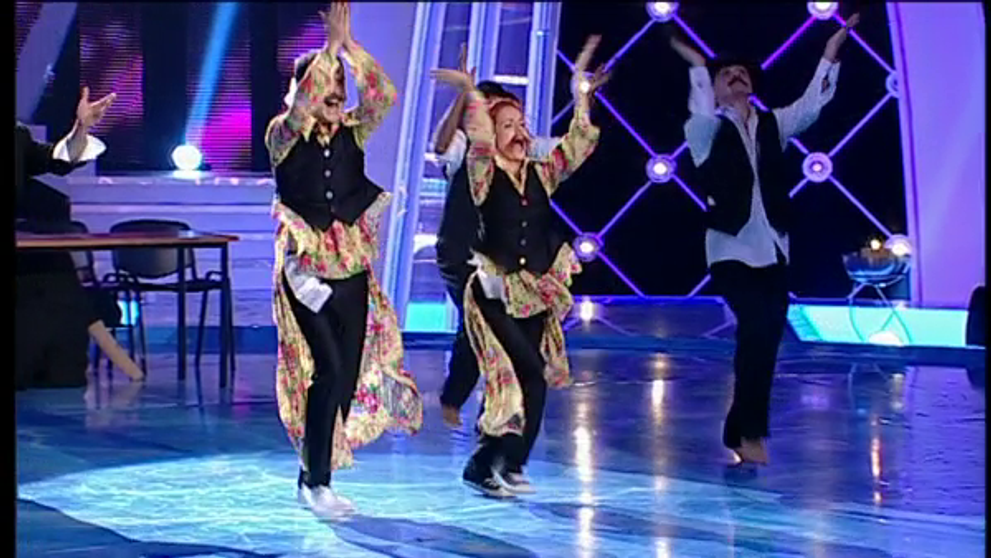 Serban Copot a zguduit scena cu dansul lui tiganesc. <span style=