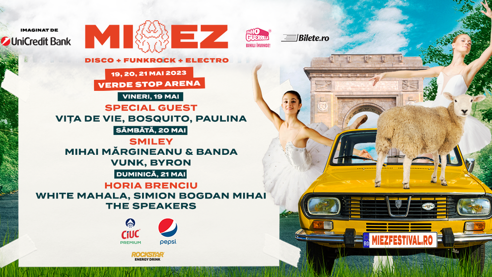 (P) Tot ce trebuie să știi despre MIEZ Festival 2023. Trei zile de muzică și relaxare în inima orașului