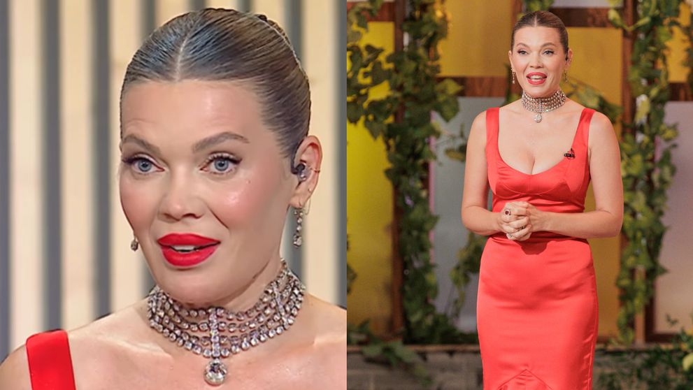 Gina Pistol, apariție de red carpet în finala MasterChef România 2025. Cât costă rochia roșie lungă până în pământ purtată de vedetă. Este creația unui brand românesc