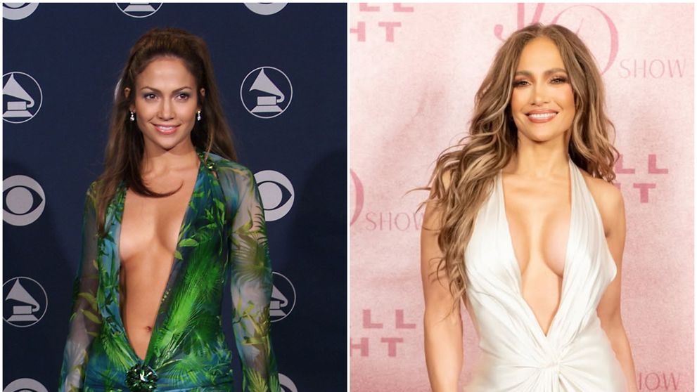 J.Lo, într-o rochie imposibilă de Revelion: n-a mai purtat un decolteu atât de adânc de 26 de ani! Decolteul n-a trădat-o și a evitat cu eleganță un accident vestimentar